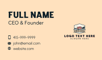 Outdoor Forest Camper Business Card Preview