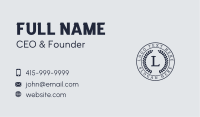 Circle Leaf Firm Business Card Design