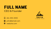 Construction Wrecking Ball Business Card Design