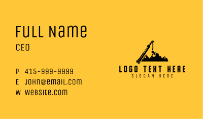 Construction Wrecking Ball Business Card Image Preview