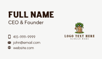 Nature Tree Eyeglasses Business Card Design