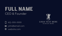 Silver Bullet Bull Horns Business Card Image Preview