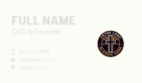 Religious Worship Cross Business Card Image Preview