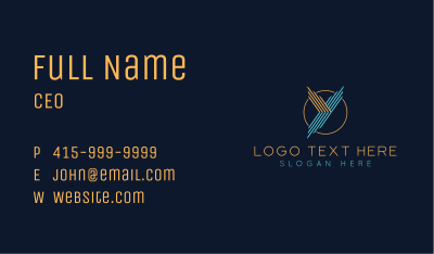 Linear Letter Y Badge Business Card Image Preview