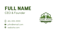 Lawn Mower Landscaping Business Card Image Preview