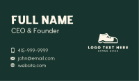 Simple White Shoe Business Card Design