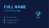 Moon Beach Surfboard Business Card Image Preview