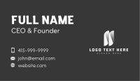 Tech Startup Letter N Business Card Image Preview