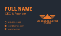 Mountain Flying Wings Business Card Image Preview