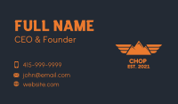 Mountain Flying Wings Business Card Image Preview