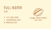 Mustard Hotdog Restaurant Business Card Image Preview