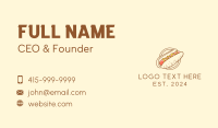 Mustard Hotdog Restaurant Business Card Preview