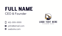 Machine Quarry Excavation Business Card Image Preview