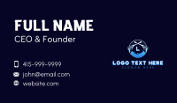 Pressure Wash Bubble Cleaning Business Card Design