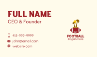 Gridiron American Football Island  Business Card Image Preview