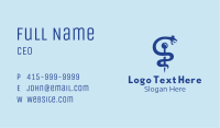 Medical Snake Caduceus  Business Card Image Preview