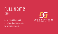 Lightning Energy Charging Plug Business Card Image Preview