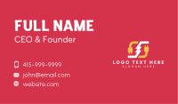 Lightning Energy Charging Plug Business Card Image Preview