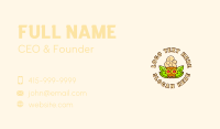 Ancient Mayan Cafe  Business Card Image Preview