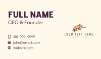 Chameleon Coffee Bean Business Card Preview