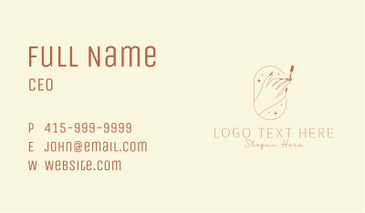 Cosmetic Nail Salon Business Card Image Preview