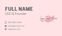 Beauty Makeup Wordmark Business Card Image Preview