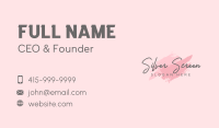 Beauty Makeup Wordmark Business Card Image Preview