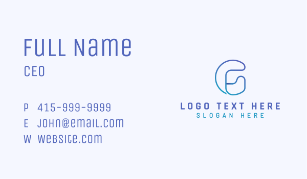 Software Programmer Letter G Business Card Design Image Preview