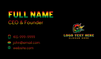 Reggae Music Audio Business Card Preview