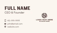 Lumberjack Handsaw Carpentry Business Card Image Preview