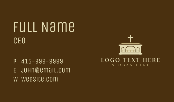 Catholic Christian Altar Business Card Design Image Preview