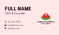 Watermelon Slice Fork  Business Card Image Preview