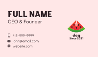 Watermelon Slice Fork  Business Card Image Preview