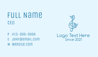 G Clef Streaks Business Card Image Preview