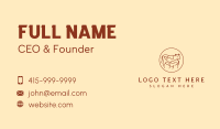 Minimalist Cattle Dairy Business Card Image Preview