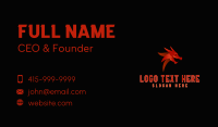 Dragon Video Game Business Card Image Preview