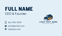 Blazing Cargo Trucking Business Card Design