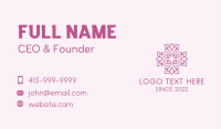 Organic Flower Boutique  Business Card Image Preview