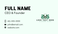 Skull Serpent Snake Business Card Design