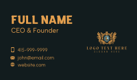 Herald Premium Crest Business Card Design