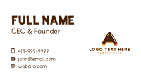 Donut Bakeshop Letter A Business Card Image Preview
