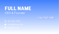 Classic Yellow Wordmark Business Card Image Preview