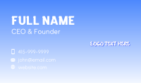 Classic Yellow Wordmark Business Card Image Preview