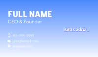 Classic Yellow Wordmark Business Card Image Preview