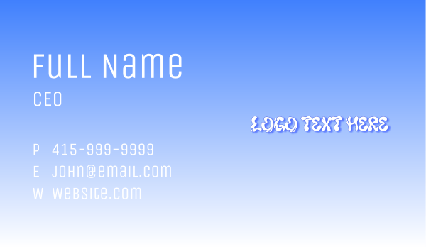 Classic Yellow Wordmark Business Card Design Image Preview
