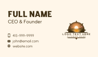 Compass Sunset Travel Business Card Image Preview