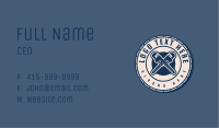 Vintage Plumber Emblem Business Card Image Preview