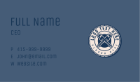 Vintage Plumber Emblem Business Card Image Preview