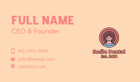 Girl Hair Salon  Business Card Design