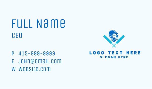 Cricket Sport Athlete Business Card Design Image Preview